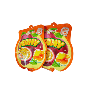 Caramelos de Goma con Sabor a Fruta de la Pasión y Peonía, 150g, Caramelos Masticables con Sabor a Frutas Exóticas y Centro Líquido Suave - Product Image 6