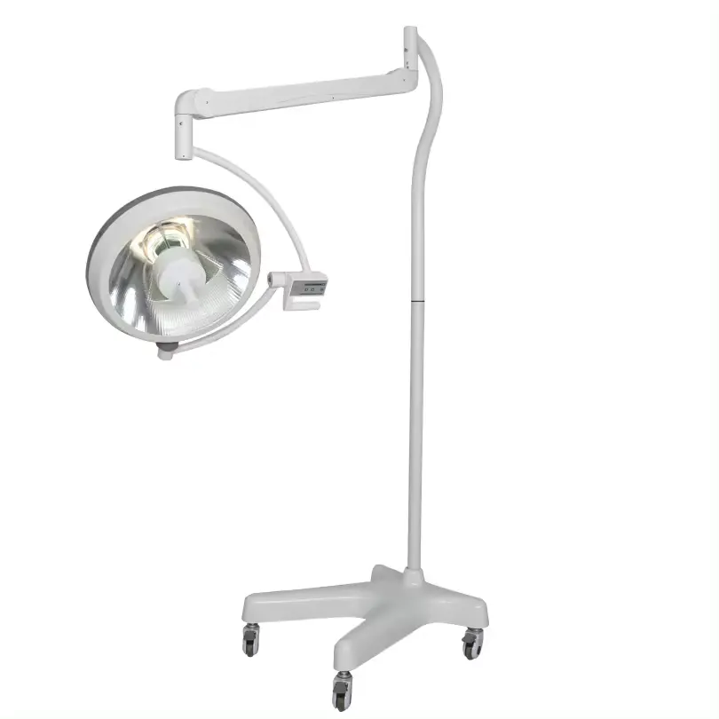 Lâmpada halógena refletora OT Lâmpada operacional móvel suporte montado no teto luz cirúrgica LED