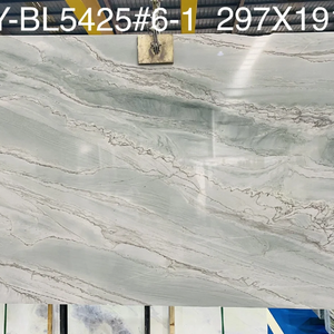 แผ่นหินอ่อนบราซิลสีน้ำเงินบาฮีอาคุณภาพพรีเมียม หินธรรมชาติสีน้ำเงินสำหรับตกแต่งภายในหรูหรา ใช้ปูพื้น ผนัง และทำเคาน์เตอร์ - Product Image 1