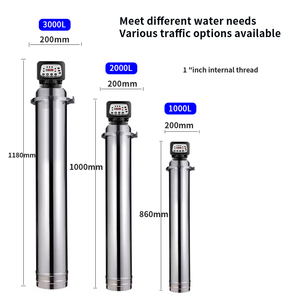 Tốc độ dòng chảy lớn tự động rửa ngược nước softner trung tâm máy lọc nước bằng thép không gỉ lọc lọc nước cứng làm mềm - Product Image 2