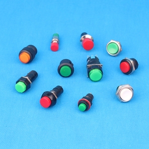 Nuevo diseño, venta al por mayor, MM 18,1 de diámetro, tipo de botón redondo LED, interruptor de botón pulsador de plástico impermeable sellado, encendido-apagado con 3 terminales - Product Image 3