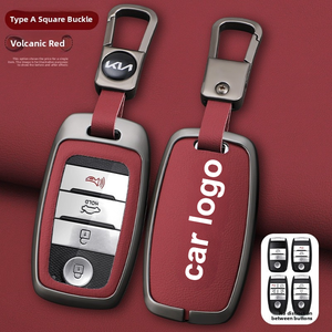 Coques de protection métalliques pour clés de voiture Kia K3 Sportage R Fe K5, K2 Alto, Kia KX3, K4 KX5, KX Cross, Stonic - Product Image 5