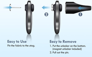 OEM/ODM thẻ không khí chủ cho trẻ em Hidden Air tag Silicone Trường hợp với <span class=keywords><strong>pins</strong></span> thích hợp cho trẻ em người già vật nuôi không khí tag trường hợp - Product Image 5