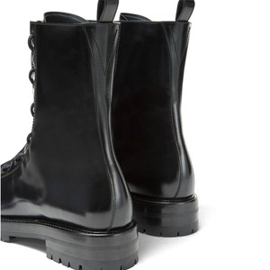 Botines cómodos <span class=keywords><strong>con</strong></span> <span class=keywords><strong>cordones</strong></span> <span class=keywords><strong>de</strong></span> <span class=keywords><strong>charol</strong></span> para <span class=keywords><strong>mujer</strong></span>, botas negras al tobillo, botas cortas planas para <span class=keywords><strong>mujer</strong></span>, <span class=keywords><strong>zapatos</strong></span> cómodos - Product Image 3