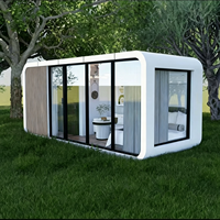 Villa modulaire 20/40 pieds, Cabine mobile Apple, Maison préfabriquée, Bureau, Hôtel, Cabine mobile, Conteneur, Cabine Apple de luxe