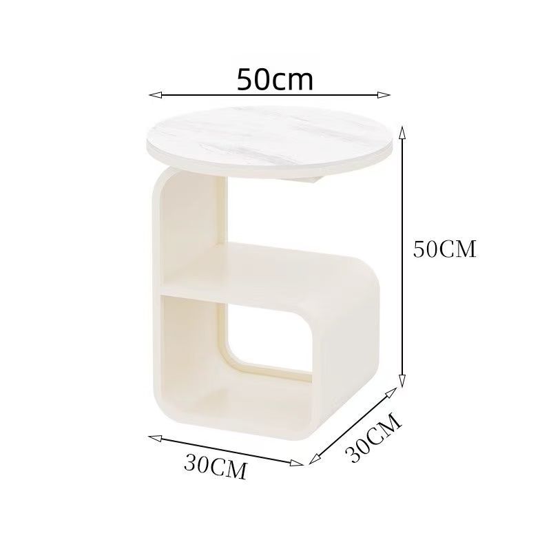 White frame + white stone slab