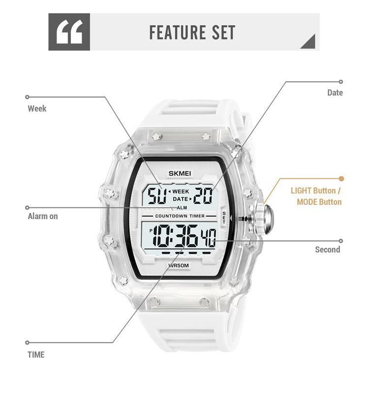Set A Digital Watch How To Set Digital Watch With Button A120WEG