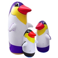 Precio de fábrica al por mayor, Juguetes Divertidos de pingüino inflable de PVC Roly-Poly, en venta al por mayor