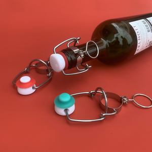 <span class=keywords><strong>Swing</strong></span> <span class=keywords><strong>Top</strong></span> <span class=keywords><strong>cap</strong></span> đối với Glass Wine Bottle snap-on Bìa bán buôn - Product Image 5