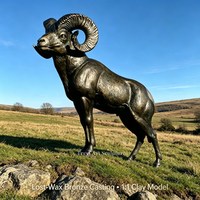 Statue de taureau cornu en bronze grandeur nature, sculpture réaliste de faune, patine antique personnalisée, pour extérieur, fabricant en gros