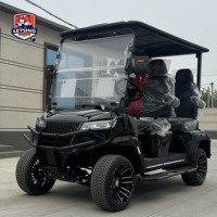 Voiturette de golf électrique 4 places 72V, certifiée CE EEC, autonomie 70-90 km
