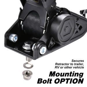 Cincha Definitiva para Remolque de Barcos de 2" X 106" de Servicio Pesado, Correa de Sujeción Retráctil con Trinquete para Popa, Atornillable para Embarcaciones y Cuatrimotos - Product Image 4