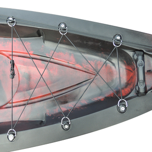 Anneau en D en acier inoxydable pour fixation de dossier de kayak, accessoire de boucle de corde, matériau de coque en PVC carré pour dérive extérieure - Product Image 5
