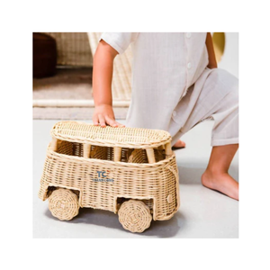 Voiture pour enfants en rotin naturel écologique et durable Jouet pour enfants Voiture pour enfants Jouet en rotin du Vietnam - Product Image 2