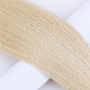 Extensions de cheveux pré-collées FH Fashion U Tip, couleur blond clair 613, aspect élégant - Product Image 5