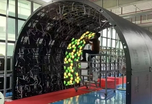 P3 nhà máy trực tiếp OEM RGB cong đường hầm dẫn hiển thị có thể gập lại màn hình sân khấu cho khổng lồ triển lãm màn hình nhỏ cho sân khấu - Product Image 5