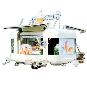 Camión de Comida Rápida y Helados para Exteriores, Personalizable con Graffiti, con Cocina Completa - Product Image 1