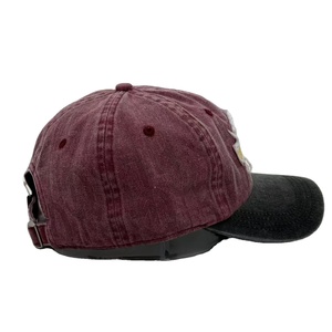 Gorra de Béisbol de Mezclilla Lavada Vintage de Dos Tonos, DISEÑADA por OTHER WAY, con Bordado de Parche, Ajustable, Estilo Deportivo Urbano, Tipo Dad Hat - Product Image 4
