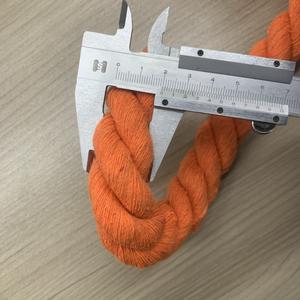 Corde de coton torsadé <span class=keywords><strong>macramé</strong></span> cordon pour suspension murale <span class=keywords><strong>plante</strong></span> cintres artisanat jouets pour animaux de compagnie - Product Image 2