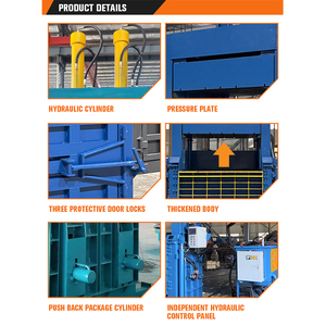 Tự động dệt bông Baler Máy Nhà máy mới dọc hệ thống thủy lực dọc Baler - Product Image 6