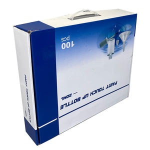 Flacon vide en plastique transparent de 20 ml pour peinture automobile, <span class=keywords><strong>vernis</strong></span> à ongles, peinture de <span class=keywords><strong>retouche</strong></span> avec bouchon brosse - Product Image 6