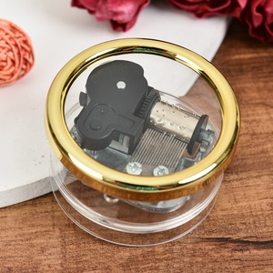 Wholesale Mini Clockwork & Hand-cranked Acrylic Transparent <b>Music</b> <b>Box</b> Musical Toy for Kids <b>Music</b> Enlightenment Creative Gift - Product Image 6