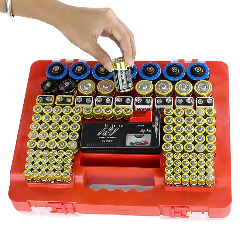 fireproof battery storage organizer AA battery organizer battery organizer case