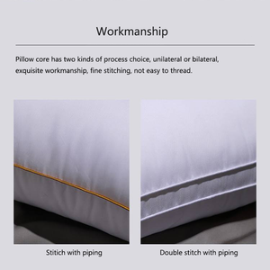 Cặp Gối siêu nhỏ màu trắng-chất lượng khách sạn năm sao-Gối lông tốt nhất chèn Kích thước 23*23 - Product Image 5