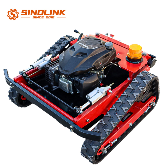 Industrial Grade Smart Robot Self-Propelled Lawn Mower With Remote Control 4-stroke 24V Petrol Power Source for Grass Cutting