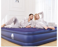 Promotion Lit d'air de luxe Nouveau style Lit d'air épais Matelas gonflable portable Relaxant Lit d'air pliable Matelas gonflable