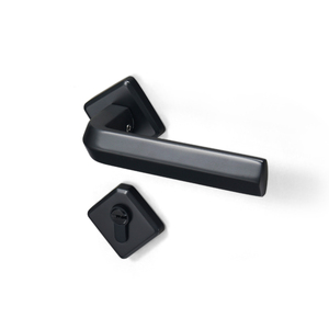 YONFIA Tay Nắm Cửa Phòng Trong Nhà Thiết Kế Màu Đen 8147R60 Tay Cầm Vuông Tay Nắm Cửa Gỗ Nhà Vệ Sinh Phòng Tắm Khóa Phong Cách Hoa Hồng - Product Image 6