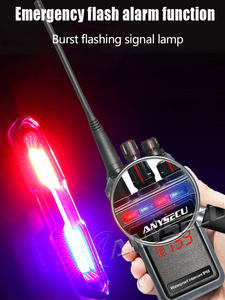 วิทยุสื่อสาร W380 ANYSECU 10W กำลังส่งสูง แบบอนาล็อก UHF 400~470MHz IP68 กันน้ำ พร้อมไฟสโตรบ วิทยุสื่อสารสองทาง รุ่น L838 - Product Image 4