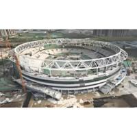 Structure en acier préfabriquée légère de haute qualité pour la construction de stades de football, directement du fabricant