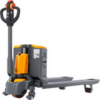 Transpalette électrique ATS 4400 lb de capacité, transpalette à batterie lithium 48 x 27 fourches, muletto