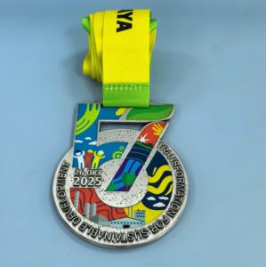 Medallas Deportivas Personalizadas en 3D <span class=keywords><strong>de</strong></span> Aleación <span class=keywords><strong>de</strong></span> Zinc con Diseño <span class=keywords><strong>de</strong></span> León, Premio <span class=keywords><strong>de</strong></span> Campeón <span class=keywords><strong>de</strong></span> Fútbol, Liga 2025, Patinaje sobre Ruedas, Medalla <span class=keywords><strong>de</strong></span> Metal - Product Image 6