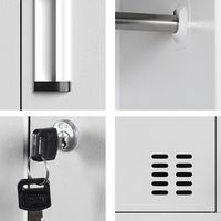 Armoires métalliques pour gymnases, usines, hôpitaux, bureaux, écoles, casiers en acier à 10 portes