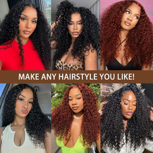 Perruque bouclée birmane 13X4 pré-traitée avec des extrémités en spirale, prête à porter, boucles en spirale, perruque en cheveux humains avec dentelle frontale, cordon de serrage - Product Image 6