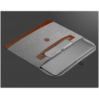 Sac d'ordinateur portable en feutre personnalisé avec logo, étui pour ordinateur portable, pochette en feutre pour ordinateur portable avec porte-accessoires