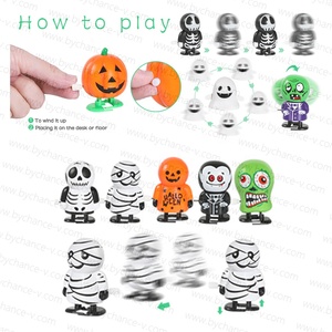 Jouets Surprise Halloween, Remplissage de Sacs Cadeaux de Noël, Remplissage de Piñata, Jouet Mécanique Horloger Effrayant à Remonter, Cadeau Gratuit pour Enfants pour Fêtes et Événements - Product Image 2