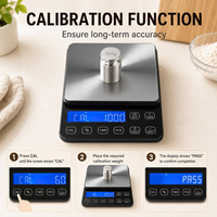 Báscula Digital de Cocina de Acero Inoxidable con Pantalla LCD, Báscula Electrónica para Alimentos, en Oferta