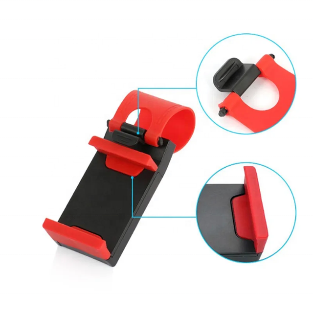 Car Steering Wheel Phone Holder Universal Car GPS Navigation Bracket Convenient Auto Stand