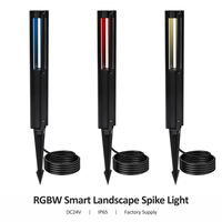 Lampu Bollard Pintar Kontrol APP Berkualitas Tinggi Gouly, Lampu Taman Jalur Luar Ruangan IP65, Lampu Bollard LED