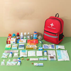 Mochila de <span class=keywords><strong>Primeros</strong></span> <span class=keywords><strong>Auxilios</strong></span> Impermeable Oxford, Fabricada en China, Venta al Por Mayor OEM, Kit de Supervivencia Familiar, Mochila Médica de Emergencia - Product Image 3