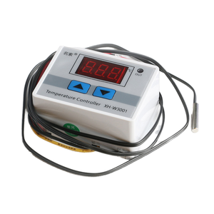 도매 24V 디지털 온도 컨트롤러 XH-W3001/XH-3001/W3001 LED 온도계 및 프로브 ABS 소재 - Product Image 2