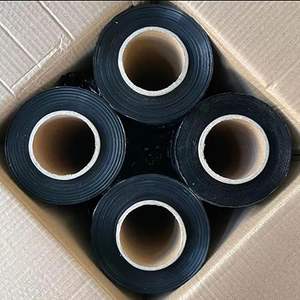 Huamaohengchun Paquete de 4 Rollos de Envoltura Elástica de HDPE de 18" x 1000' Calibre 80, Autoadhesivos, Grado Alimenticio, Alta Resistencia a la Tracción, Negros - Product Image 2