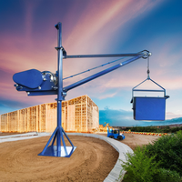 Lève-personne de chantier portable 300 kg de Malaisie, moteur puissant et entretien facile, état neuf