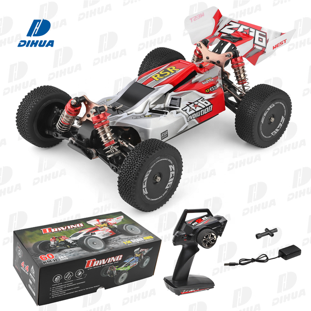 1:14 4WD RC Car for Adults High Speed Off-road Buggy 60km/h Alloy Electric Proportional Throttle Steering All Terrain Racing Toy