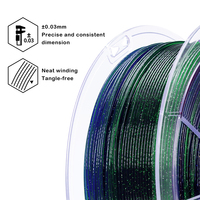 Venta al por mayor ZIRO Twinkling Gradient PLA Filamento 1kg 1,75mm Filamento de impresora 3D Perfecto para impresiones y regalos con temática de galaxias