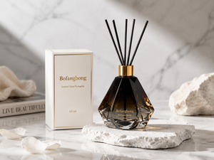 Luxury Unique Colored <strong>Reed</strong> <strong>Diffuser</strong> Glass Bottles Empty Clear Vials Crown Cap <strong>Reed</strong> Sticks Available 100ml/150ml/200ml/500ml - Product Image 5