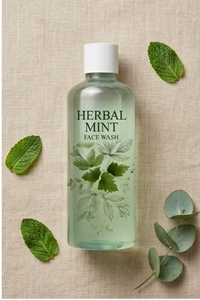 Private Label Herbal Skin Cleanser <b>Vitamin</b> <b>C</b> Facial Wash Deep Cleansing Face Wash Custom Packaging OEM Cosmetic Bottle - Product Image 2